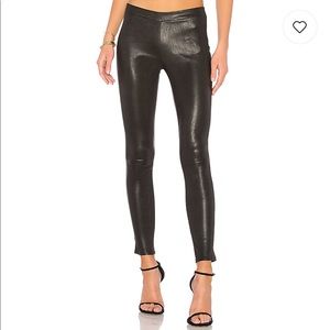 Black Leather Leggings